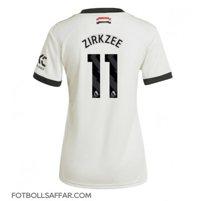 Manchester United Joshua Zirkzee #11 Tredjeställ Dam 2024-25 Kortärmad Manchester United Joshua Zirkzee #11 Tredjeställ Dam 2024-25 Kortärmad
